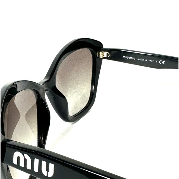Authentic MIU MIU Black Cat Eyes Sunglasses - Picture 7 of 8